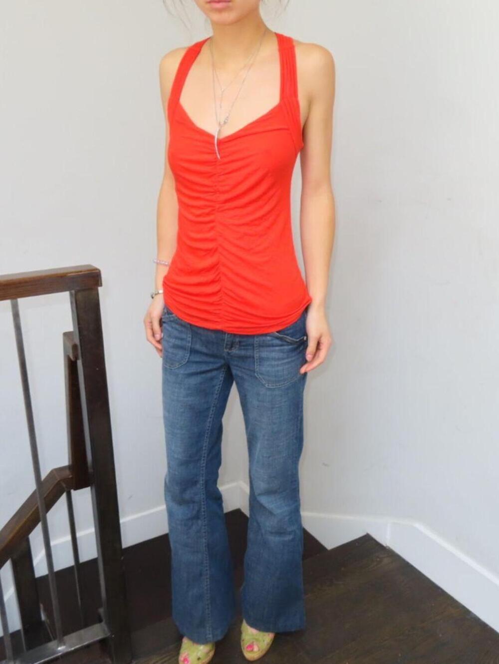 Cache Women's Orange Vests-tanks-cami